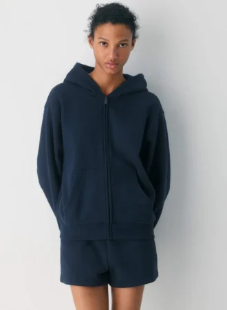Cozy Sweatfleece Perfect Zip Hoodie
