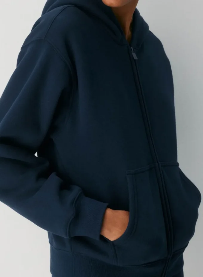 Cozy Sweatfleece Perfect Zip Hoodie