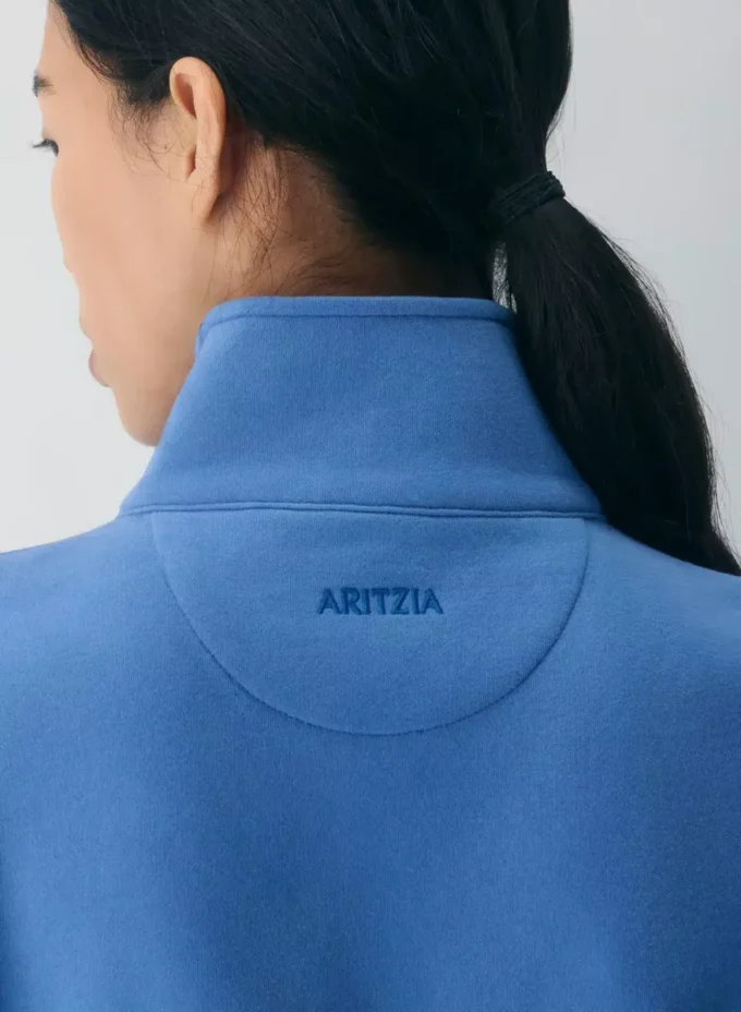 Cozy Sweatfleece Snug Hi-rib 1/2 Zip Mockneck