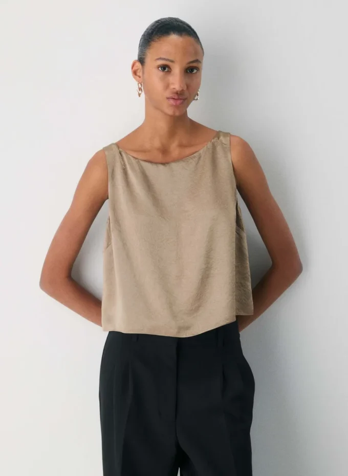 Cunning Satin Top Cunning Satin Top