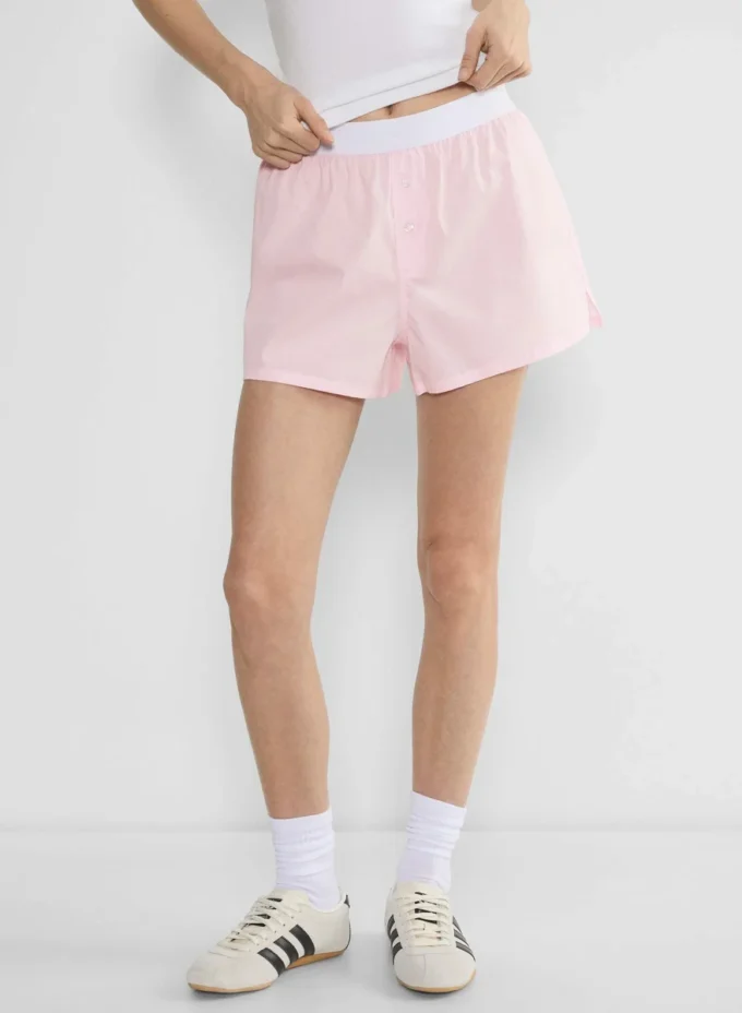 Dally Poplin Banded Boxer Short Dally Poplin Banded Boxer Short