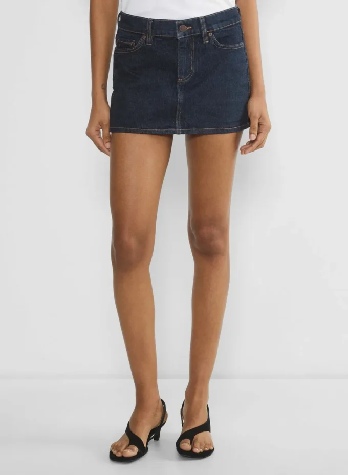 Denim Forum Alba Micro Denim Skirt Denim Forum Alba Micro Denim Skirt