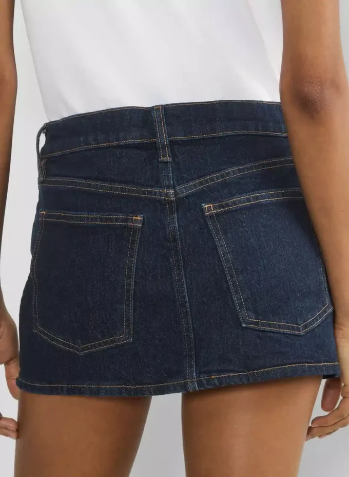 Denim Forum Alba Micro Denim Skirt Denim Forum Alba Micro Denim Skirt