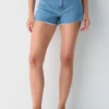 Denim Forum Jodie Curve-fit Hi-rise Mini Denim Short Denim Forum Jodie Curve-fit Hi-rise Mini Denim Short