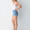 Denim Forum Jodie Curve-fit Hi-rise Mini Denim Short Denim Forum Jodie Curve-fit Hi-rise Mini Denim Short