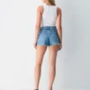 Denim Forum Jodie Curve-fit Hi-rise Mini Denim Short Denim Forum Jodie Curve-fit Hi-rise Mini Denim Short