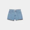 Denim Forum Jodie Curve-fit Hi-rise Mini Denim Short Denim Forum Jodie Curve-fit Hi-rise Mini Denim Short
