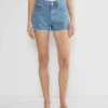 Denim Forum Jodie Hi-rise Mini Denim Short