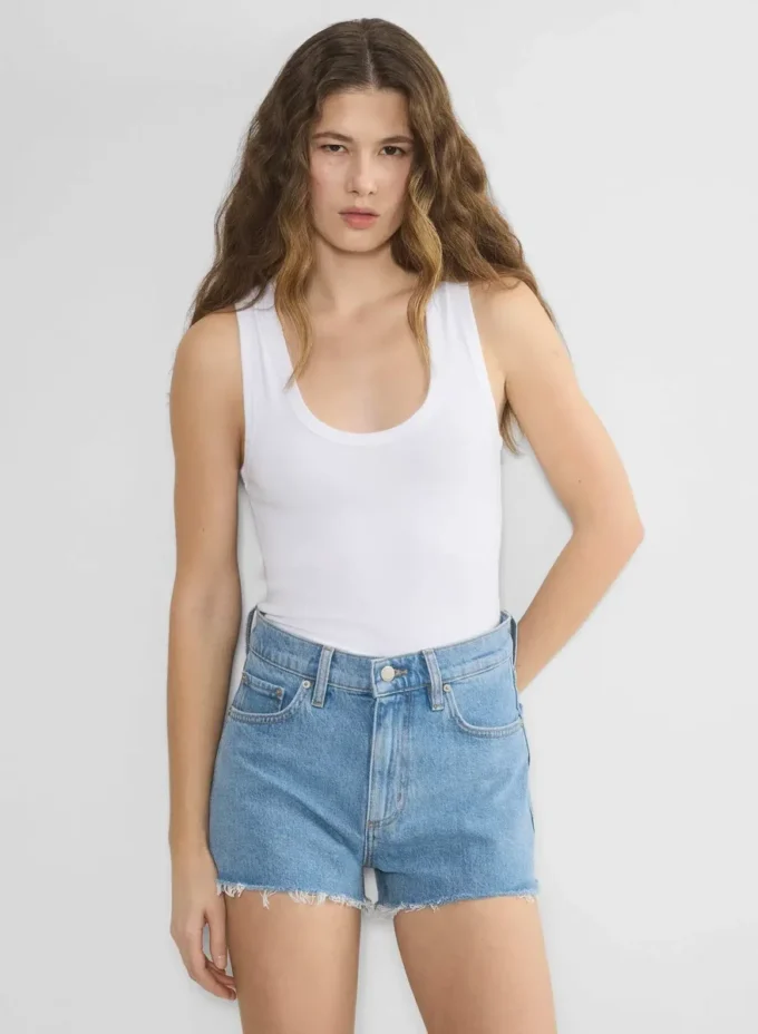 Denim Forum Jodie Hi-rise Mini Denim Short