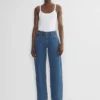 Denim Forum Kai Curve-fit Relaxed Mid-rise Barrel Jean