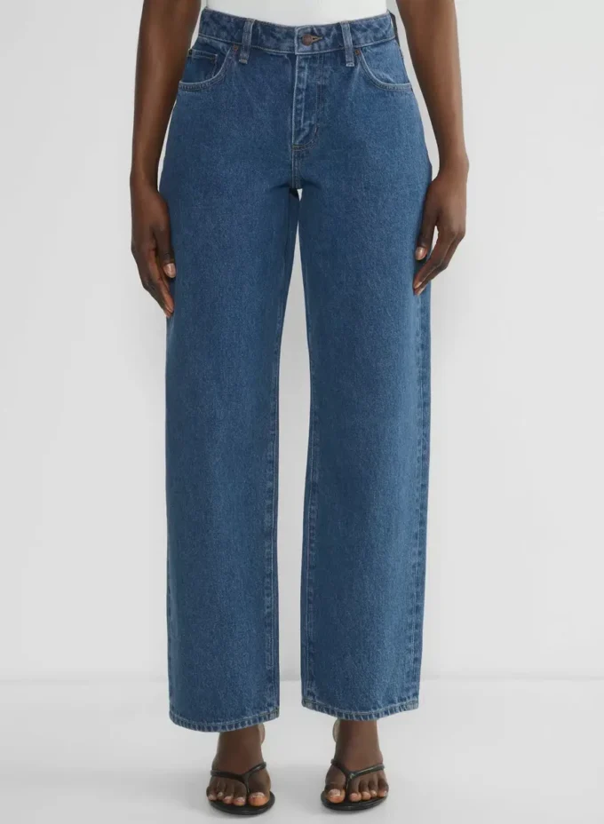 Denim Forum Kai Curve-fit Relaxed Mid-rise Barrel Jean