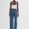 Denim Forum Kai Curve-fit Relaxed Mid-rise Barrel Jean