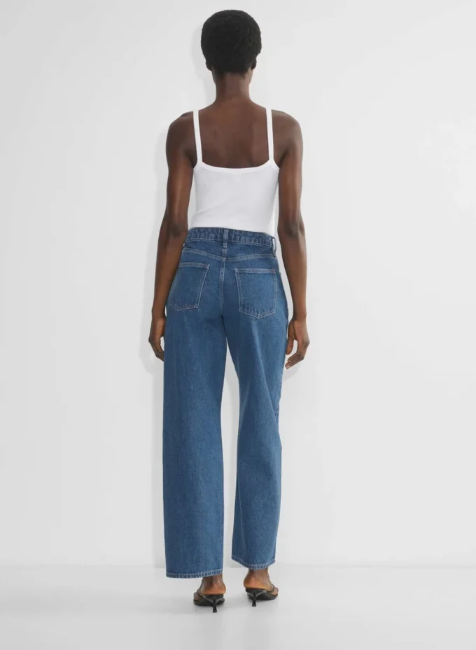 Denim Forum Kai Curve-fit Relaxed Mid-rise Barrel Jean
