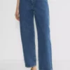 Denim Forum Kai Relaxed Mid-rise Barrel Jean