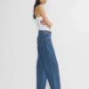 Denim Forum Kai Relaxed Mid-rise Barrel Jean