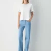 Denim Forum Lana Mid-rise Wide Jean