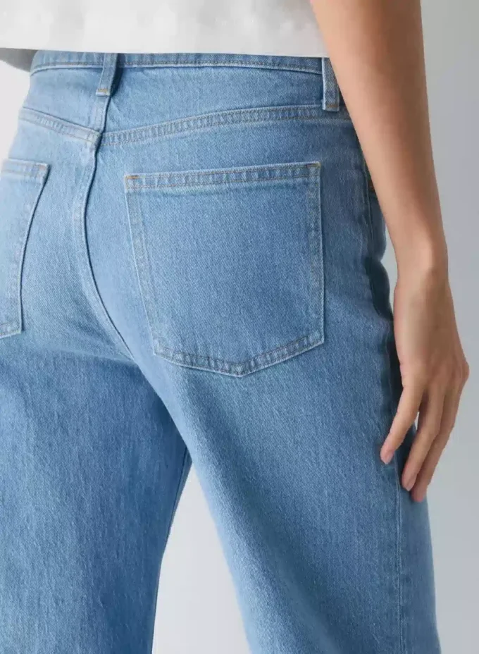 Denim Forum Lana Mid-rise Wide Jean