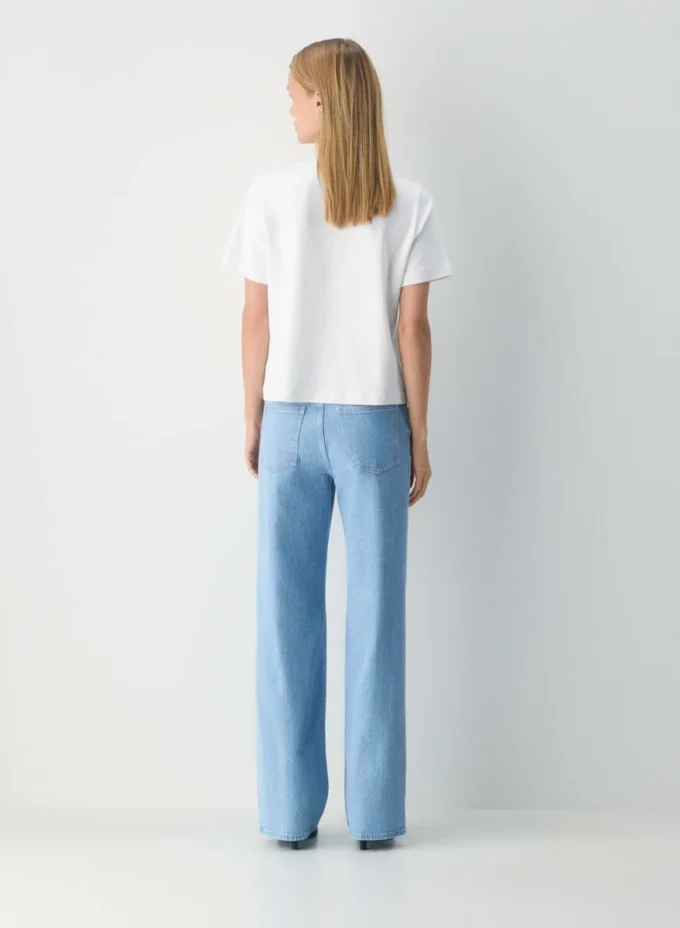 Denim Forum Lana Mid-rise Wide Jean