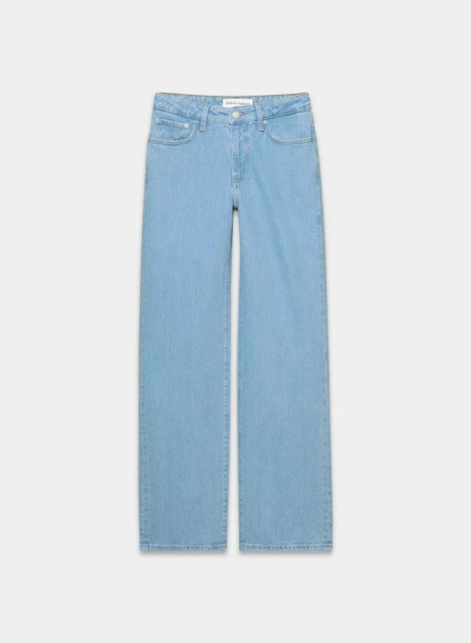 Denim Forum Lana Mid-rise Wide Jean