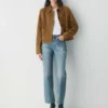 Denim Forum Sadie Relaxed Mid-rise Straight Jean