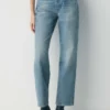 Denim Forum Sadie Relaxed Mid-rise Straight Jean