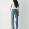 Denim Forum Sadie Relaxed Mid-rise Straight Jean
