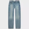 Denim Forum Sadie Relaxed Mid-rise Straight Jean