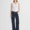 Denim Forum Salma Super Lo-rise Straight Jean