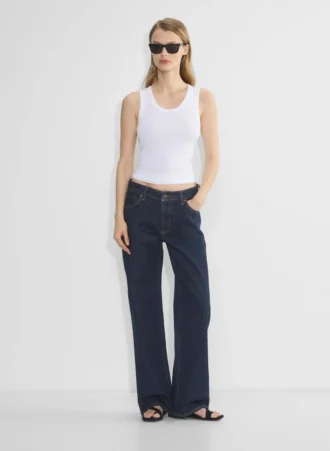Denim Forum Salma Super Lo-rise Straight Jean