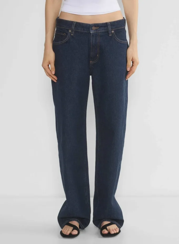 Denim Forum Salma Super Lo-rise Straight Jean