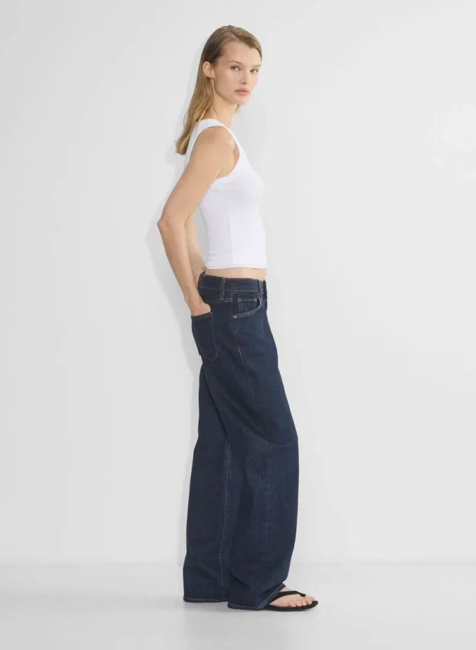 Denim Forum Salma Super Lo-rise Straight Jean