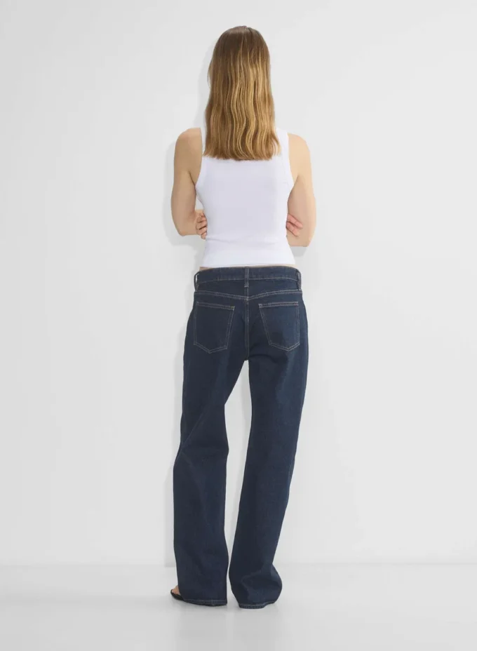 Denim Forum Salma Super Lo-rise Straight Jean
