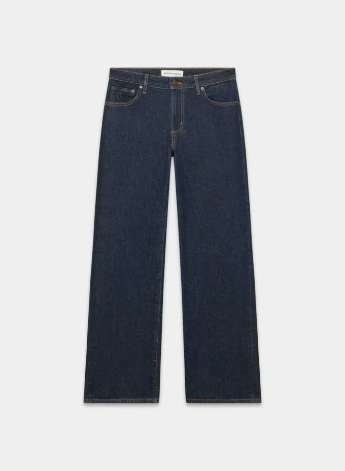 Denim Forum Salma Super Lo-rise Straight Jean