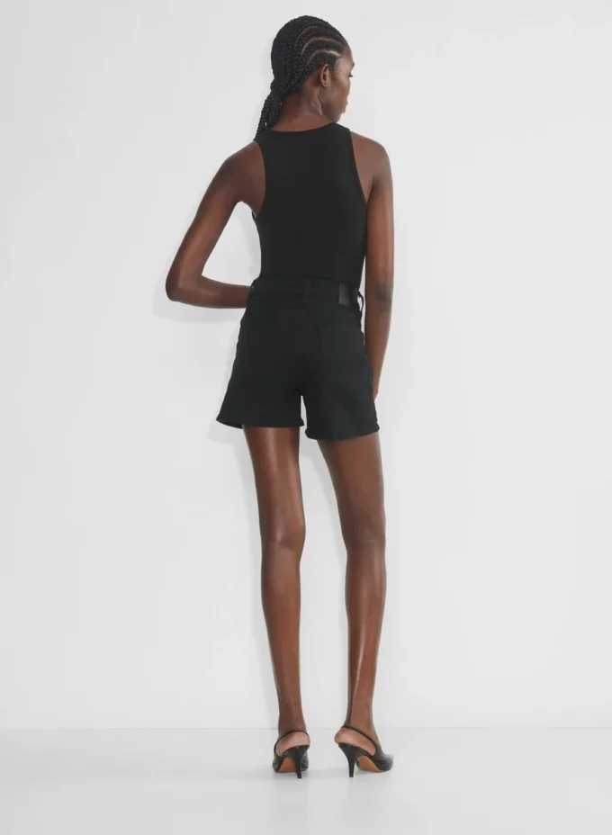 Denim Forum The ’50s Arlo Hi Mid-thigh Denim Short Denim Forum The ’50s Arlo Hi Mid-thigh Denim Short