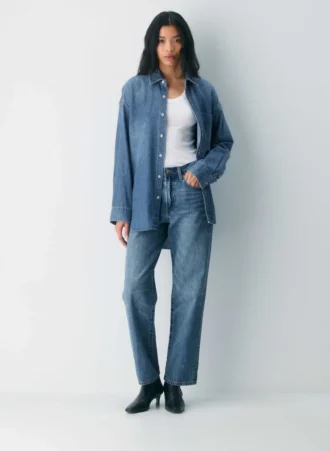 Denim Forum The ’80s Comfy Denim Shirt