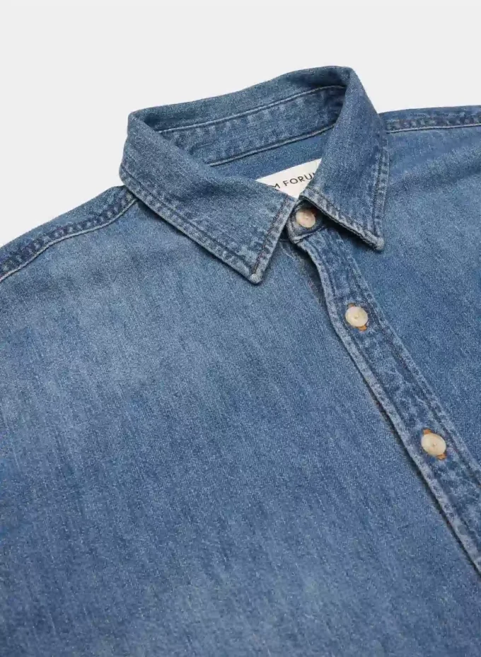 Denim Forum The ’80s Comfy Denim Shirt Denim Forum The ’80s Comfy Denim Shirt