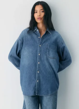 Denim Forum The ’80s Comfy Denim Shirt
