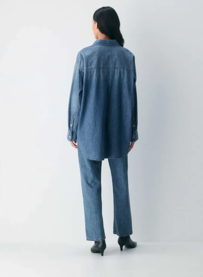 Denim Forum The ’80s Comfy Denim Shirt Denim Forum The ’80s Comfy Denim Shirt