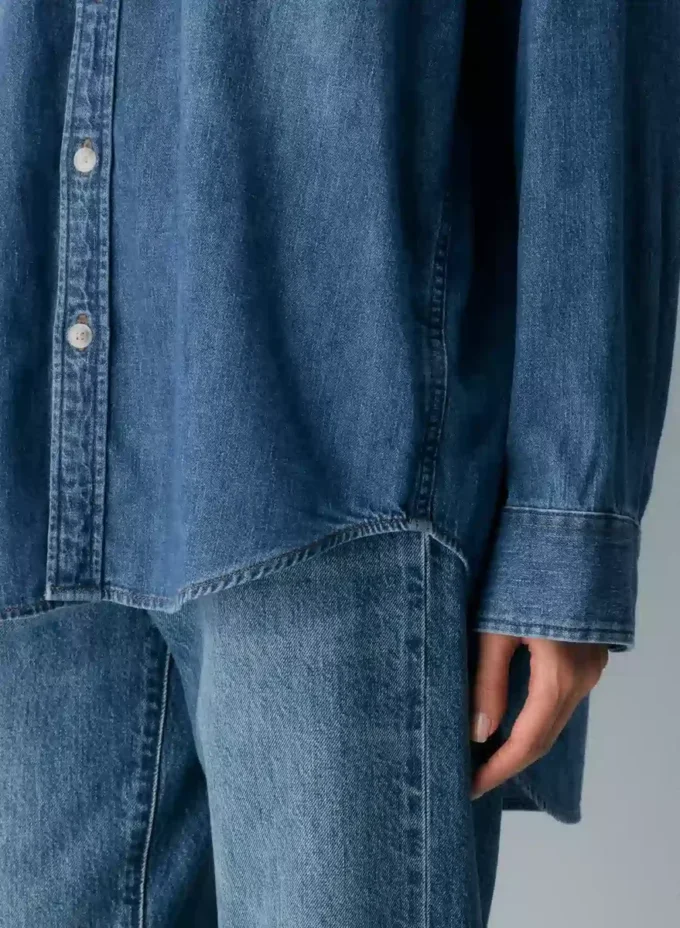 Denim Forum The ’80s Comfy Denim Shirt Denim Forum The ’80s Comfy Denim Shirt