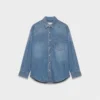 Denim Forum The ’80s Comfy Denim Shirt Denim Forum The ’80s Comfy Denim Shirt