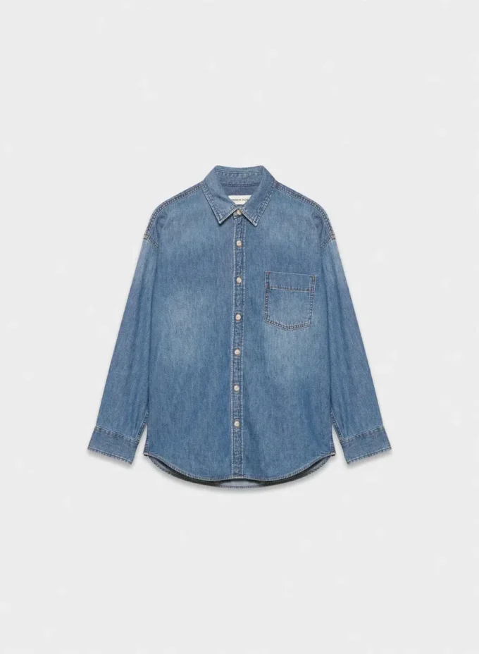 Denim Forum The ’80s Comfy Denim Shirt Denim Forum The ’80s Comfy Denim Shirt