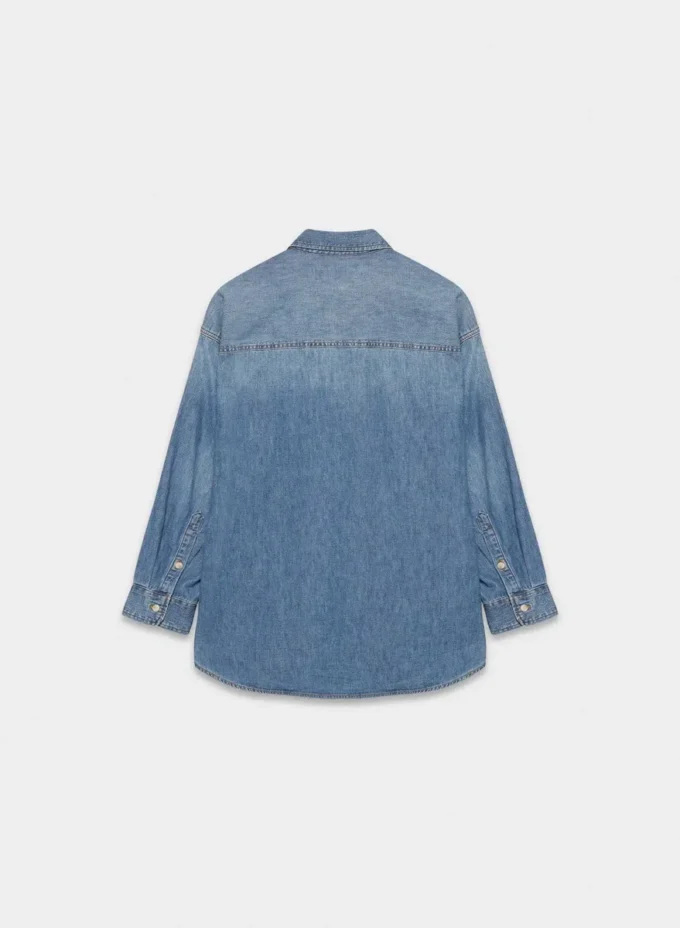 Denim Forum The ’80s Comfy Denim Shirt Denim Forum The ’80s Comfy Denim Shirt