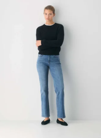 Denim Forum The ’90s Curve-fit Hi-rise Boot Jean