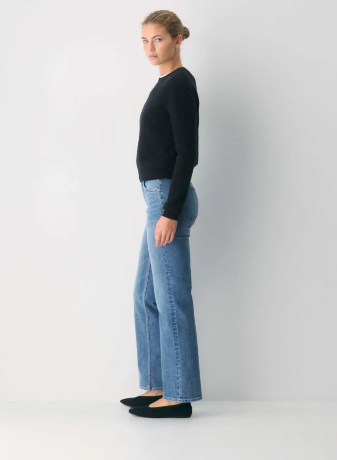 Denim Forum The ’90s Curve-fit Hi-rise Boot Jean