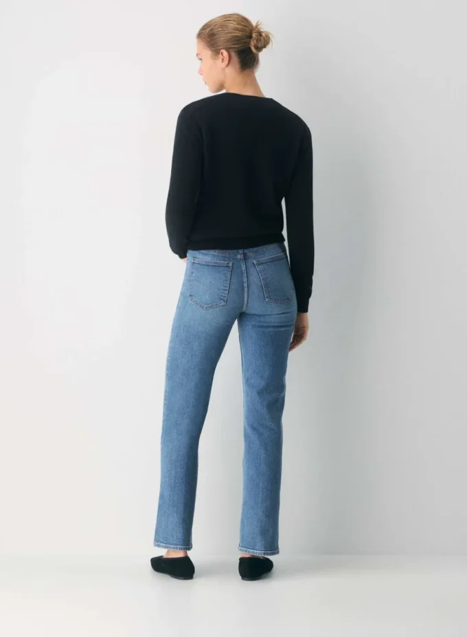 Denim Forum The ’90s Curve-fit Hi-rise Boot Jean