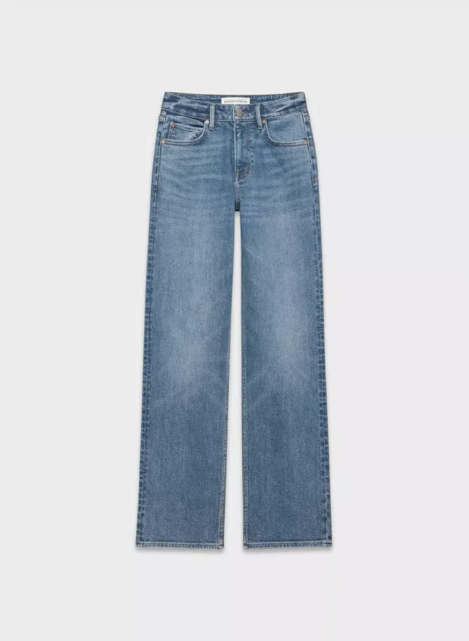 Denim Forum The ’90s Curve-fit Hi-rise Boot Jean