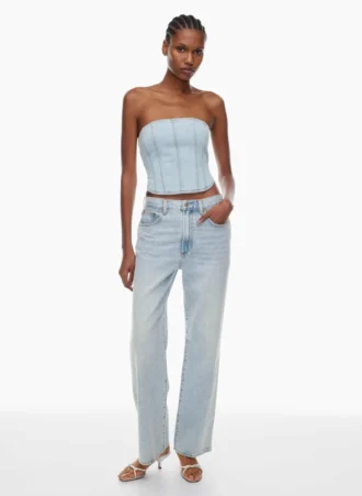 Denim Forum The ’90s Debbie Denim Bustier