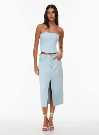 Denim Forum The ’90s Debbie Denim Bustier