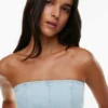 Denim Forum The ’90s Debbie Denim Bustier Denim Forum The ’90s Debbie Denim Bustier