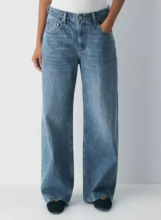 Denim Forum The ’90s Lo-rise Baggy Boyfriend Jean